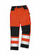 Result Safety Cargo Reflective Work Trousers Orange