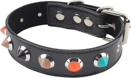 Chisa Novelties Behave! Collar with Thorns Collar in Black Color