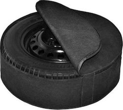 AMiO Protecții Acoperă pentru Anvelope Auto Husă pentru roată de rezervă auto cu fermoar 55cm x 15cm 1buc Negru