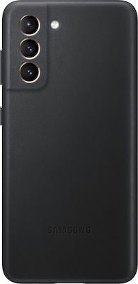 Samsung Leather Cover Leather Back Cover Black (Galaxy S21+ 5G)