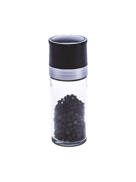 GTSA Set Manual Râșnițe Condimente din Sticlă în Culoare Negru 12.5cm 1buc