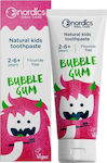 Nordics Οδοντόκρεμα Natural Kids Toothpaste 50ml με Γεύση Bubble Gum για 2+ χρονών