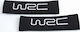 WRC Μαξιλαράκια Ζώνης Αυτοκινήτου Μαύρα 2τμχ