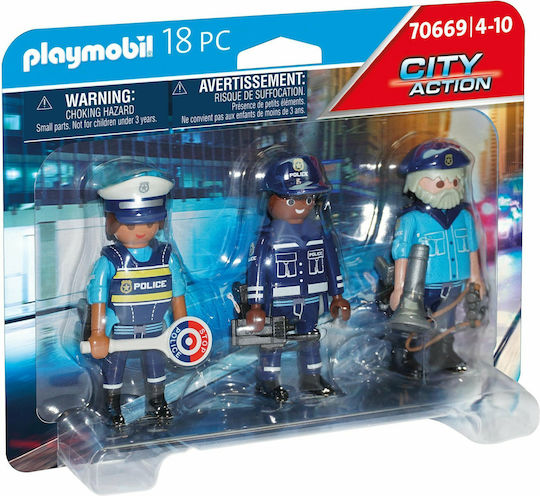 Playmobil Stadt Aktion Polizeiteam für 4-10 Jahre