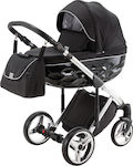 Adamex Chantal Special Edition 3 in 1 Adjustable 3 in 1 Baby Stroller Suitable for Newborn Black