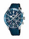 Festina Men's Watch 44mm Battery with Blue Rubber Strap