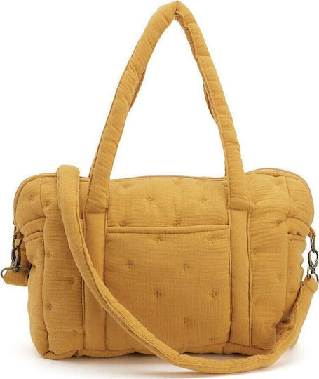 La Redoute Interieurs Shoulder/Hand Diaper Bag Yellow 29cm.