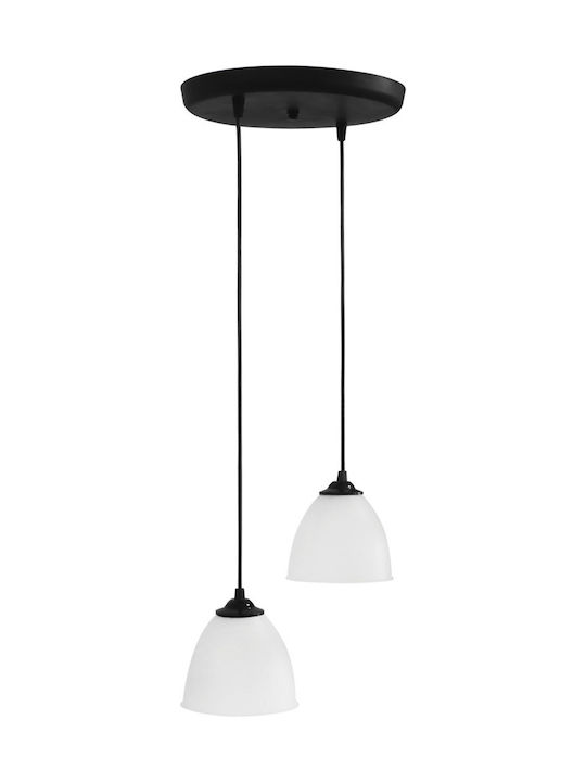 Heronia OVO Pendel BL-WH Pendant Lamp 2xE27 White
