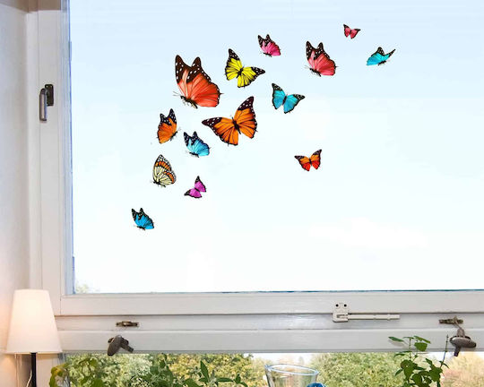 Ango Детска стикерна за стена Стъкло Butterflies S 14бр Ango Детска стикерна за стена Стъкло Butterflies S 14бр