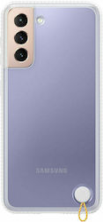 Samsung Clear Protective Cover Umschlag Rückseite Kunststoff Weiß (Galaxy S21 5G) EF-GG991CWEGWW