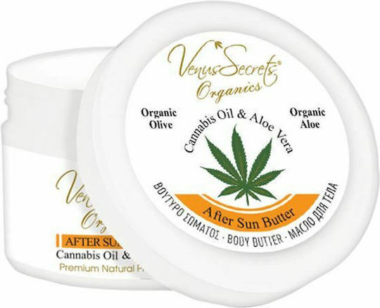 Venus Secrets Cannabis Oil and Aloe Vera After Sun Cream with Shea Butter and Aloe Vera 125ml