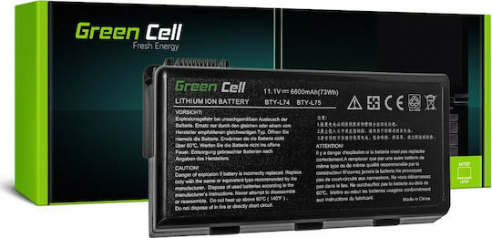 Green Cell Kompatible Batterie für MSI A6000/CR500/CR600 mit 4400mAh
