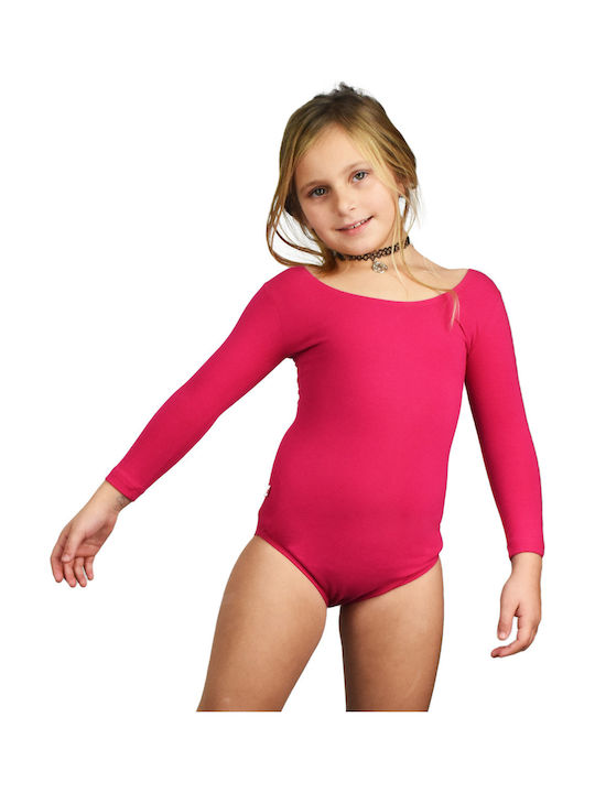 Dansport Kids' Rhythmic Ballet Bodysuit Red