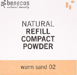 Benecos Compact Powder Refill Πούδρα 02 Warm Sand 6gr