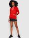 Park 20 Damen Sweatshirt Kapuzen Rot