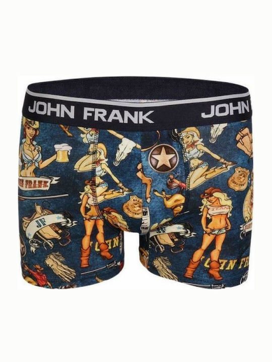 John Frank Cowgirl Men's Boxer Multicolour with Patterns