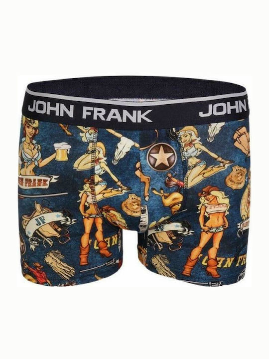 John Frank Cowgirl Boxeri pentru bărbați Multicolor cu modele 1Pachet