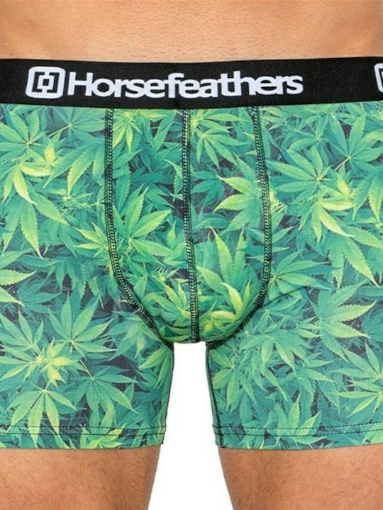 Horsefeathers Sidney Men's Boxer Green with Pat...