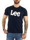 Wobbly Logo T-shirt Navy Μπλε