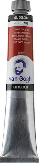 Royal Talens Van Gogh Λαδομπογιά 378 Transparent Oxide Red 60ml