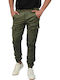 Cover Jeans T0190 Trousers Cargo Elastic in Slim Fit Khaki T0190-23