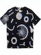 John Frank Eighty Five Men's Short Sleeve T-shirt Black