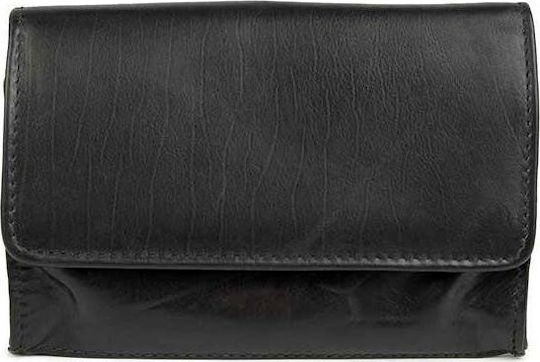 Fetiche Leather Καπνοθήκη από Μαύρη Δερματίνη με Μαγνητικό Κούμπωμα 13x9.5εκ.