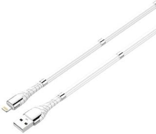 Ldnio Regulär USB 2.0 auf Micro-USB-Kabel Weiß 1m (LD-LS511MW) 1Stück