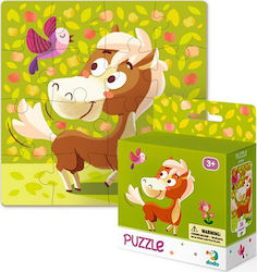 Kinderpuzzle Pony für 3++ Jahre 16pcs Dodo