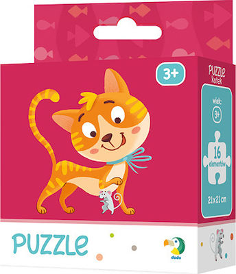 Παιδικό Puzzle Cat 16pcs για 3+ Ετών Dodo