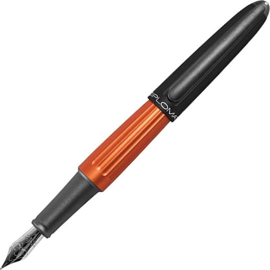 Diplomat Aero Writing Pen Fine Orange made of Aluminum with Blue Ink