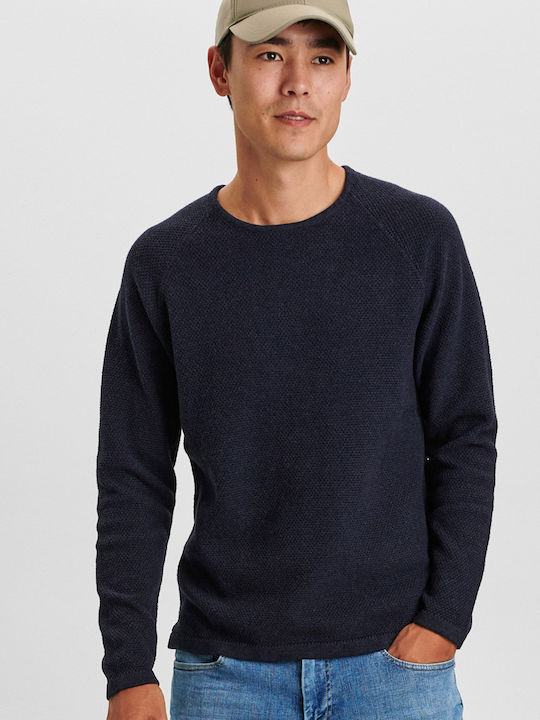 Gabba Long Sleeve Sweater Blue Melange