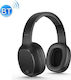 WK M8 Bluetooth Wireless Over Ear Headphones with 4 hours of Operation Blacα