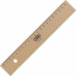 M+R Ruler Wooden 20cm