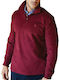 Visconti Men's Long Sleeve Blouse Polo Burgundy