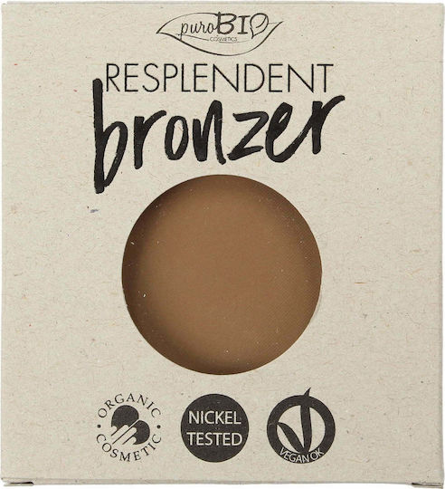 puroBio Cosmetics Compact Bronzer Resplendent Refill Powder 9gr