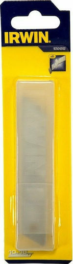 Irwin Λεπίδες Φαλτσέτας από Ανθρακούχο Χάλυβα 18mm 10τμχ