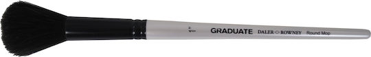 Daler Rowney Graduate Synthetic Black Goat Round Moat 1 Πινέλο Φυσικό Αίγα Στρογγυλό