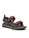 CMP Almaak 38Q9947 Leder Herrensandalen in Gray Farbe 38Q9947-U862