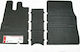 Frogum Σετ Μπροστινά και Πίσω Πατάκια 3τμχ για Peugeot Boxer Fiat Ducato Citroen Jumper 1994-2006 Μαύρα