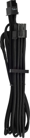 Corsair Premium Individually Sleeved 6+2 пина PCIe - 8-pin PCIe Кабел 0.75м Черен (CP-8920243)