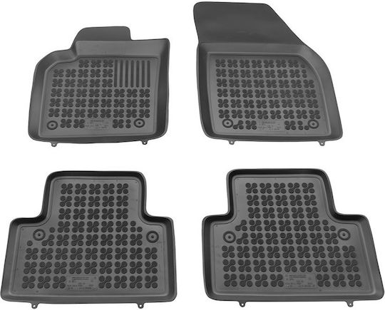 Rezaw Plast Set of Front and Rear Mats 4pcs Tray Type for Volvo S40 2003+ Black