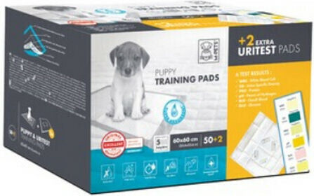 M-Pets Uritest Επιδαπέδια Πάνα Σκύλου 60x60cm 50τμχ