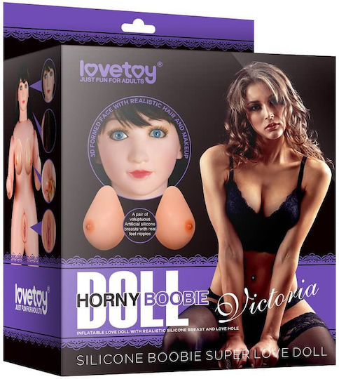 Lovetoy Păpușă De Dragoste Super Love Silicon Brunetă Fundul / Vagin LV153001