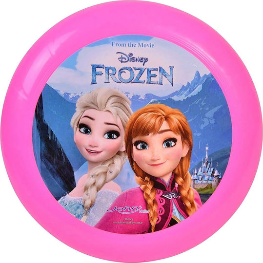 John Frozen Frozen Frisbee Plastic with Diameter 23 cm Pink