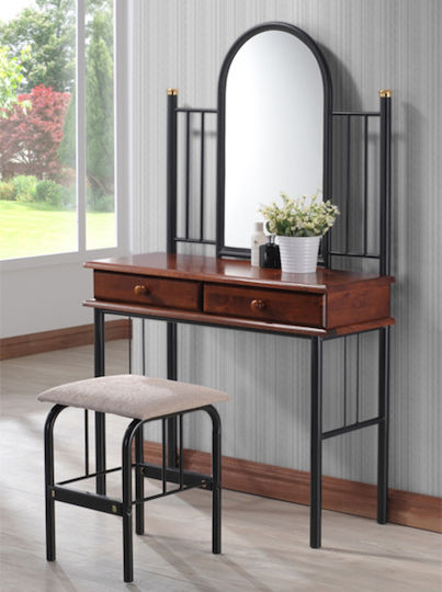 Τουαλέτα Κρεβατοκάμαρας Μαύρη / Dirty Oak 90x33x148εκ. Τουαλέτα Κρεβατοκάμαρας Μαύρη / Dirty Oak 90x33x148εκ.