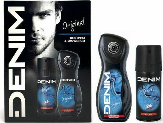 Denim Original Men's Giftset Skin Care Set for Body Cleaning