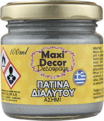 Maxicolor Lösungsmittel Patina Patina Decoupage Silver 100ml