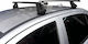 K39 Car Roof Bars Metallic BSM130-K17 130cm for Nissan Qashqai 5D Set with Roof Rack Legs Black