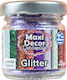 Maxi Decor Χρυσόσκονη Glitter Μωβ 20gr